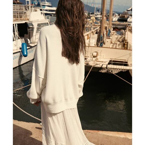 Free People Easy Street Tunic in White Size Medium - Picture 2 of 9